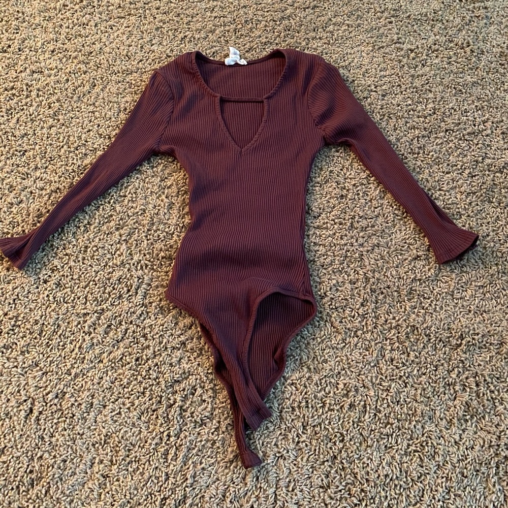 Full tilt cut out long sleeve bodysuit